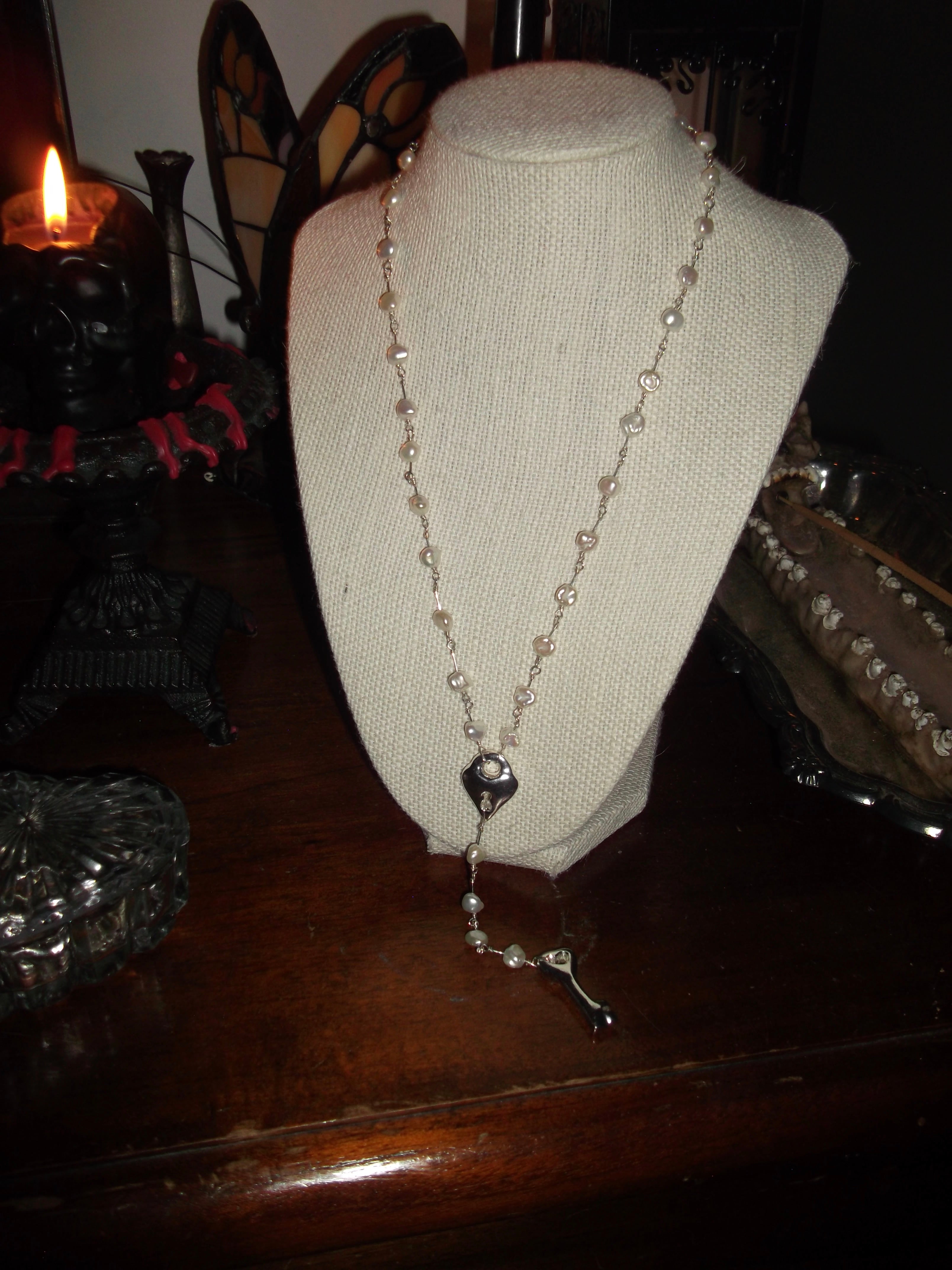 Heart On Lock Rosary