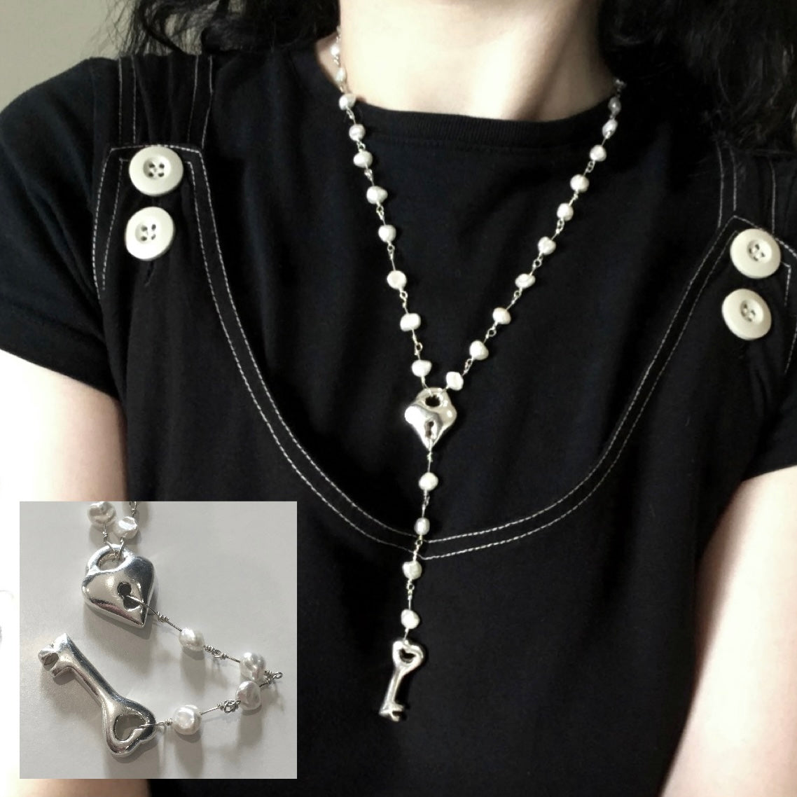 Heart On Lock Rosary